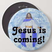 Jesus kommt! button (Vorne & Hinten)