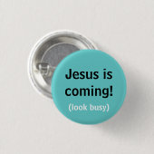 Jesus kommt! button (Vorne & Hinten)