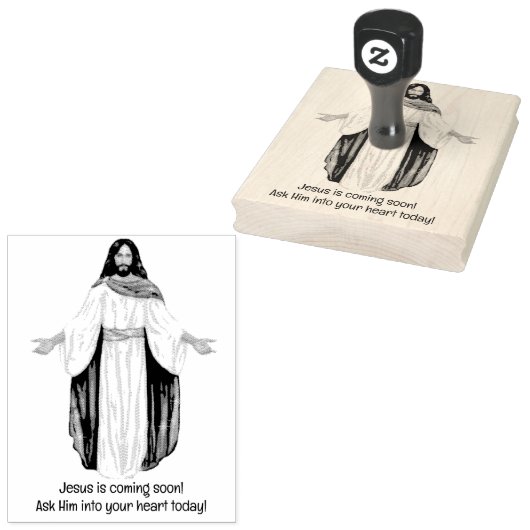 Jesus kommt! gummistempel (Stempel)