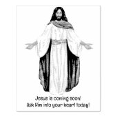Jesus kommt! gummistempel (Prägung)