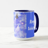 Jesus kommt in den Wolken Tasse (VorderseiteRechts)