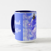 Jesus kommt in den Wolken Tasse (Vorderseite Links)