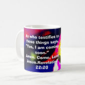Jesus kommt kaffeetasse (Vorderseite Links)