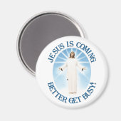 Jesus kommt magnet (Vorderseite/Rückseite)