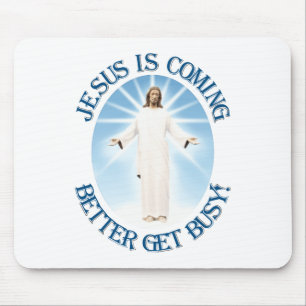 Jesus kommt mousepad