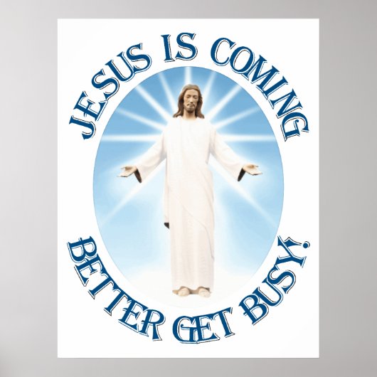 Jesus kommt poster (Vorne)