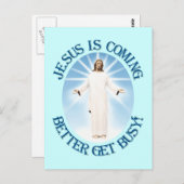 Jesus kommt postkarte (Vorne/Hinten)