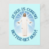 Jesus kommt postkarte (Vorderseite)