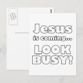 Jesus kommt... postkarte (Vorne/Hinten)