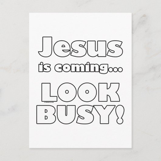 Jesus kommt... postkarte (Vorderseite)