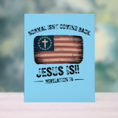 Jesus kommt zurück acrylschild (Neutral)