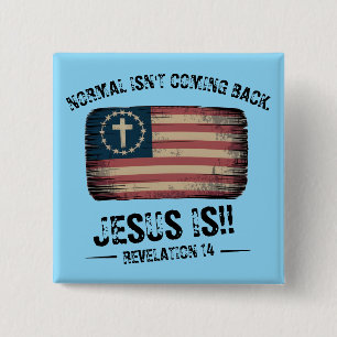 Jesus kommt zurück button