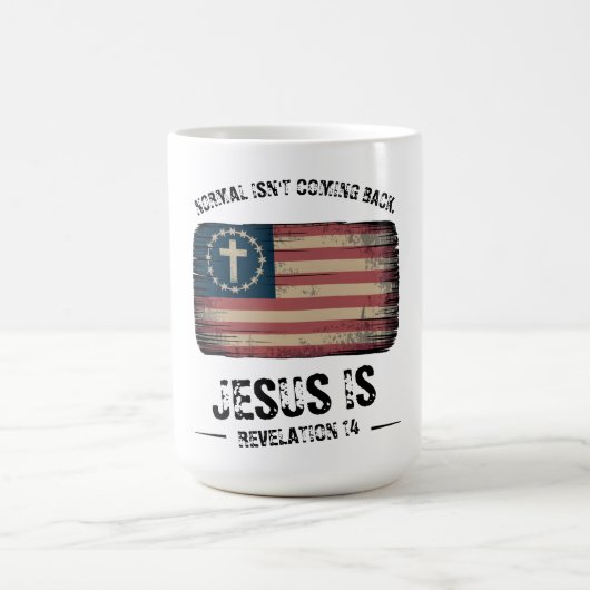 Jesus kommt zurück kaffeetasse (Mittel)