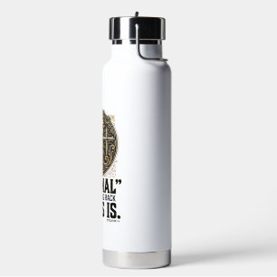 Jesus kommt zurück Löwe Kreuz Christliches T-Shirt Trinkflasche
