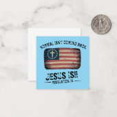 Jesus kommt zurück mitteilungskarte (Vorderseite/Rückseite Beispiel)