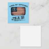 Jesus kommt zurück mitteilungskarte (Vorne/Hinten)