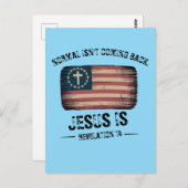 Jesus kommt zurück postkarte (Vorne/Hinten)