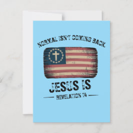 Jesus kommt zurück postkarte