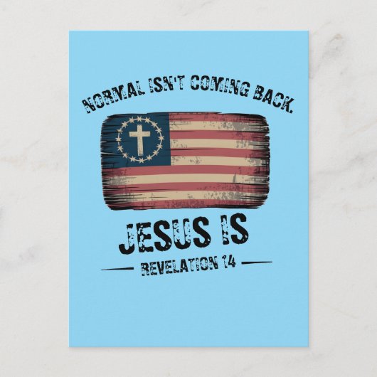 Jesus kommt zurück postkarte (Vorderseite)