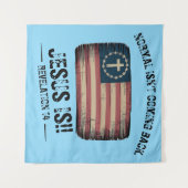 Jesus kommt zurück wandteppich (Vorderseite (Horizontal))