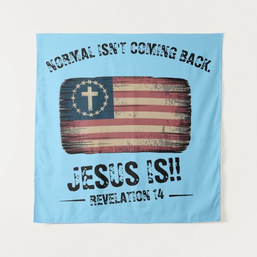 Jesus kommt zurück wandteppich (Vorderseite)