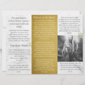 Jesus kommt zurück zum ENGLISCHEN Evangelium-Trakt (Rückseite)