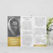Jesus kommt zurück zum ENGLISCHEN Evangelium-Trakt (Stehend Vorderseite)