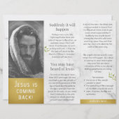 Jesus kommt zurück zum ENGLISCHEN Evangelium-Trakt (Vorderseite)