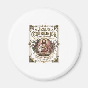 Jesus Kommunion Jesus Kommunion Christlicher Glaub Magnet