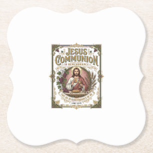 Jesus Kommunion Jesus Kommunion Christlicher Glaub Untersetzer