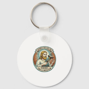 Jesus komplett verbrannter schwarzer heißer Hund B Schlüsselanhänger
