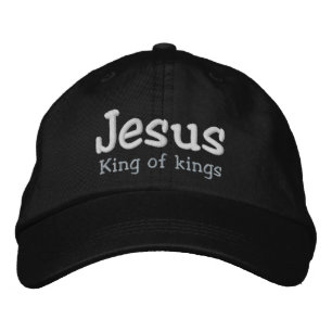 Jesus König der Könige Bestickte Baseballkappe