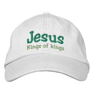 Jesus König der Könige Bestickte Baseballkappe