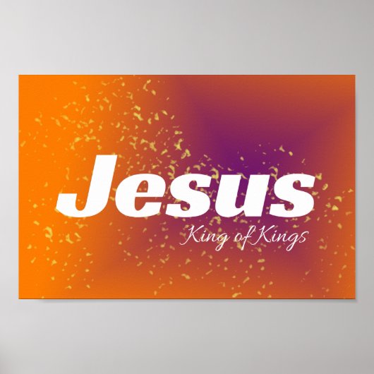 Jesus, König der Könige, Christliches Konzertposte Poster (Vorne)
