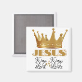 Jesus. König der Könige und Herr der Herren. Magnet (Vorderseite/Rückseite)