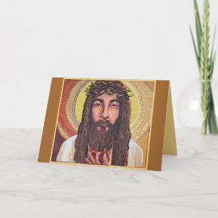 Jesus König der Liebe Feiertagskarte