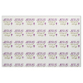 Jesus-König von Königen Stoff (Fat Quarter (45,7 x 55,9 cm))