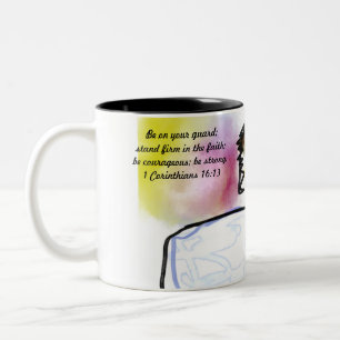 Jesus König  Zweifarbige Tasse