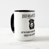 Jesus-Kopilot-Tasse Tasse (Vorderseite Links)