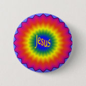 Jesus-Krawatten-Knopf Button (Vorderseite)