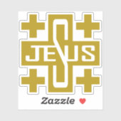 Jesus' Kreuz Aufkleber (Blatt)