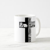 Jesus Kreuz Camping Christlich Gesegnet Kaffeetasse (VorderseiteRechts)