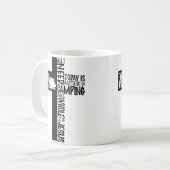Jesus Kreuz Camping Christlich Gesegnet Kaffeetasse (Vorderseite Links)