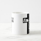 Jesus Kreuz Camping Christlich Gesegnet Kaffeetasse (Mittel)