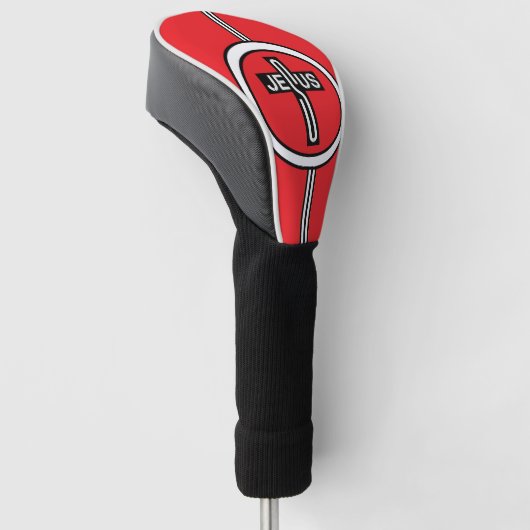 Jesus Kreuz Golf Headcover (angewinkelt)