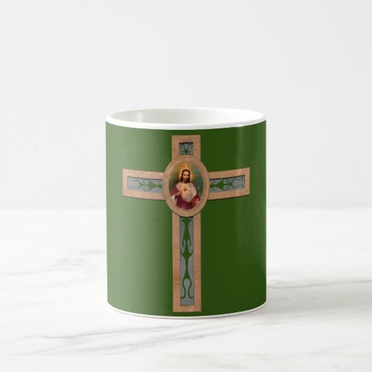 Jesus Kreuz Kaffeetasse (Mittel)
