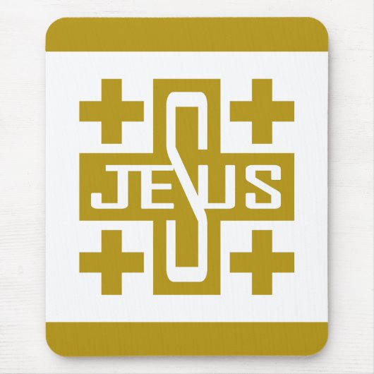 Jesus' Kreuz Mousepad (Vorne)