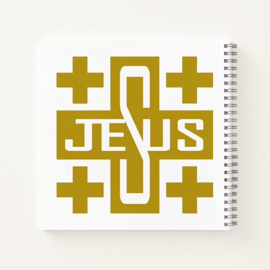 Jesus' Kreuz Notizblock (Rückseite)