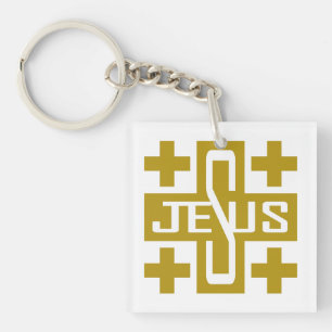 Jesus' Kreuz Schlüsselanhänger