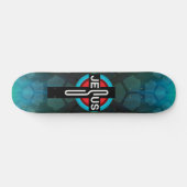 Jesus Kreuz Skateboard (Horizontal)